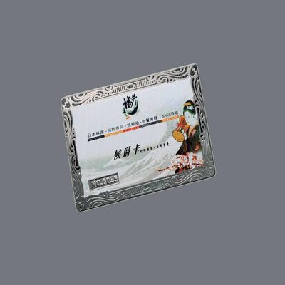 ভালো দাম 0.3 মিমি কাস্টমাইজড সূক্ষ্মভাবে খোদাই করা স্টেইনলেস স্টিলের বিজনেস কার্ড অনলাইন