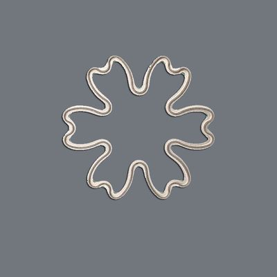 যথার্থ ধাতু খোদাই স্টেইনলেস স্টীল কারুশিল্প 0.015mm বিস্তারিত